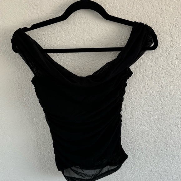 MAJORELLE Cara Top in Black - Picture 5 of 5